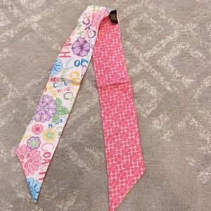 Coach bag scarf